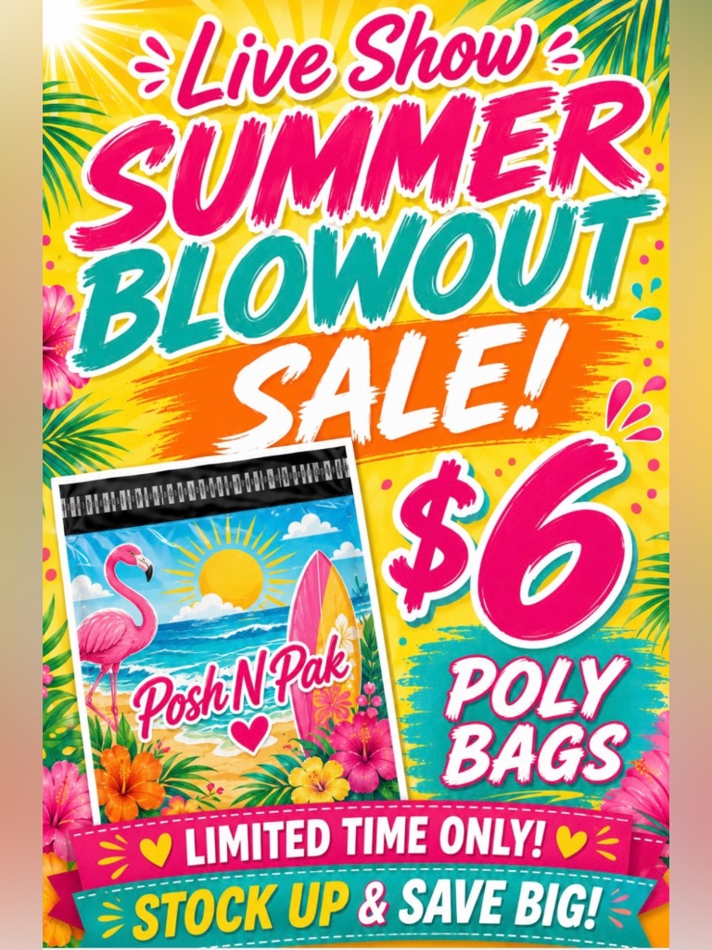 ☀️ $6 POLY BAG SETS!! SUMMER BLOWOUT PRICES HAPPENING NOW!☀️
